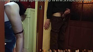 Wife CHEATS Hard at Party While Cuckold Watches Cumshot