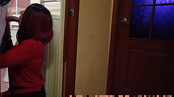 Wife CHEATS Hard at Party While Cuckold Watches Cumshot