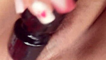 milf squirts milk playing with dildo 😍💦🍼