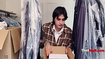 found hot milf's dirty polaroids, now blackmailing her for cash sex - anna kolba