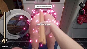 stuck in washing machine sparks milf sex game