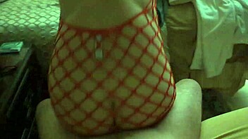 fishnets hugging fat ass in brooklyn pounding this milf till tits cumshot