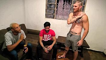 Skinny slut gets double vaginal and anal rough homemade banging