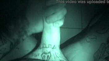 Late night solo stroke session builds to explosive orgasm!