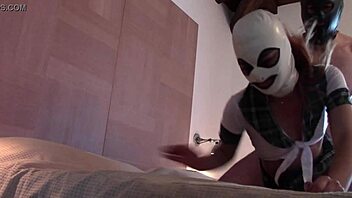 Hotel student dress high heels lead to rough doggy pounding?