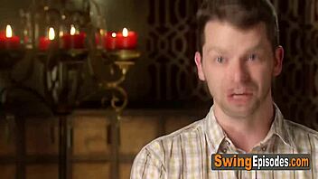 Hot Swinger Couple Hosts Pool Party Turning into Red Room Orgy