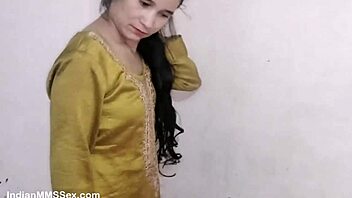 indian wife moans as big cock stretches her tight pussy