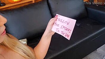 Halloween Lisa Wild's first anal dream with demon perv deepthroat