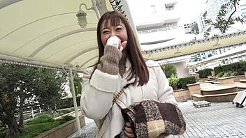 cheating with young japanese wife's huge tits 😈🍒👰