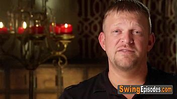 Hot Swinger Couple Hosts Pool Party Turning into Red Room Orgy