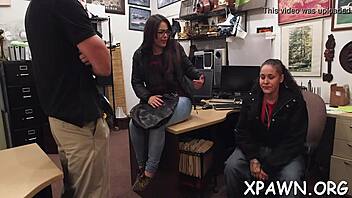 that shop slut can't quit rough pussy pounding sessions