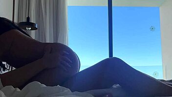 Beach babe's PERFECT TITS and BIG ASS exposed public FUCK after topless tease