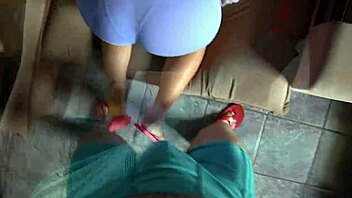 Wanna feel my tight spandex leggings assjob dry hump