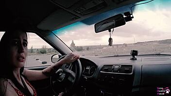 Long-Haired Teen Sucks And Fucks For License