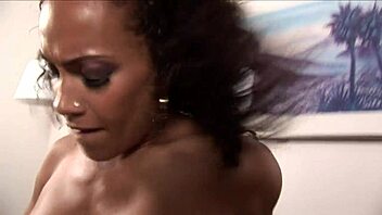 cassidy clay's chocolate ass gapes wide from deep ebony doggystyle pounding