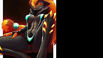 furry pokemon compilation bursts with huge jiggling tits