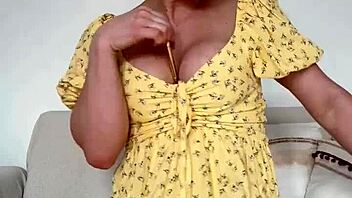 Dancing Brazilian milf slips off panties from tight dress, super naughty tease