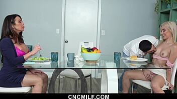 guy freeuses hot milf and sexy babe all day long