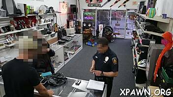 that shop slut can't quit rough pussy pounding sessions