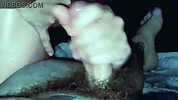 Wife Jerks Hubby's Cock Daily Close Up Cumshot