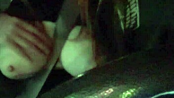 Italian Milf Flashes Juicy Big Tits In Car Ride