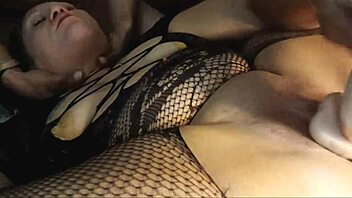 curly couple plays with dildos gagging deepthroat and pussy licking