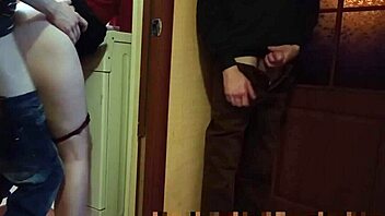 Wife CHEATS Hard at Party While Cuckold Watches Cumshot