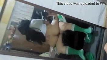 hey, i banged my classmate raw after gym right in front of the mirror