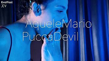 Feel my bare feet gagging your tongue deep