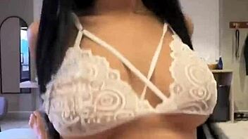 backstage with busty latina model wanna fuck pov?