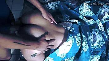 Rich Latina Fucked Awake atop Her Silky Sheets