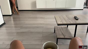 Katty West Takes Anal Instead Of Movie Night