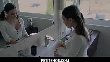 spoiled petite teen craves deep anal cock pounding