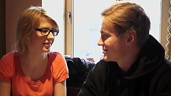 Nerdy Teen Slut Sucks Cock Like a Pro!