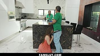 Green outfit fails man pounds woman rough taboo affair