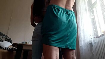 shared my skinny lesbian slave pussy with neighbor!