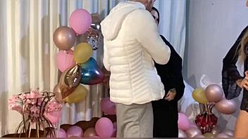 BAD MELLi gifted to Paloma Veiga for all-night pussy pounding creampie