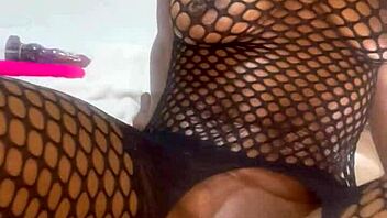 teasing my dripping wet pussy with this huge vibrator, endless squirting pleasure builds