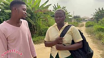 Horny student fucked hard in country ranch!