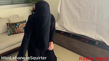 lebanese maid daddy's huge squirting fantasy come true now