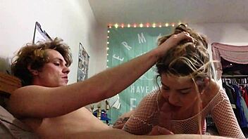 Perfect Deepthroat Blowjob Then Bent Over Big Tits