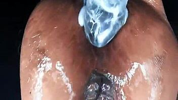 He punishes her huge wolf pussy destroying cam