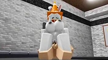 roblox bunny girl sneaks into boys locker room adventure unfolds