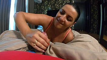 Caught friend's wife stroking now she begs for hard pounding preview.