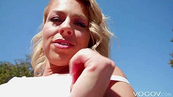 hey blonde babe why not try outrageous anal cowgirl