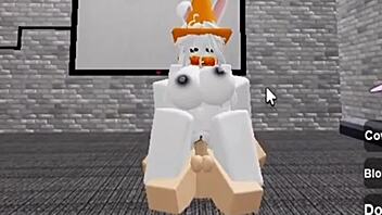 roblox bunny girl sneaks into boys locker room adventure unfolds