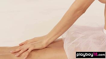 petite latvian brunette ilvy kokomo strips naked ballet practice