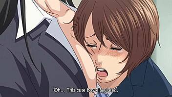 boy feels intense passion during steamy mature encounter