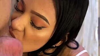 backstage with busty latina model wanna fuck pov?