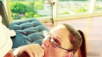 nerdy housewife melanie craves and sucks massive black cock obsession